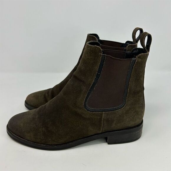 Thursday Boot Co Women's Brown Green Leather Chelsea Boots Size 9 Casual Fall - Picture 8 of 15